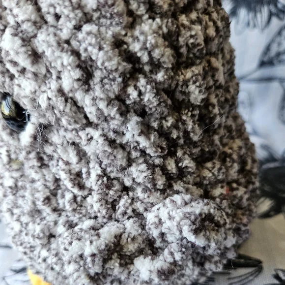 Crochet Black Speckled Rooster Amigurumi Plushie - Picture 5 of 16